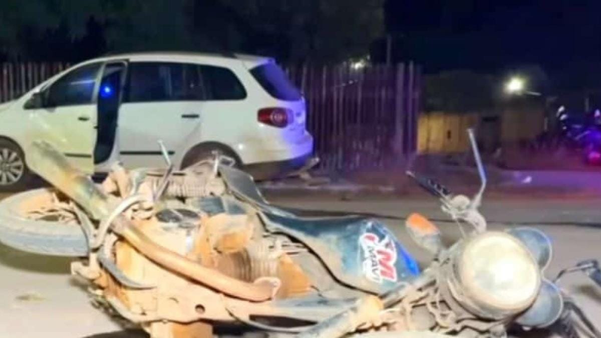 Motociclista morre em colisão com carro após condutor avançar preferencial