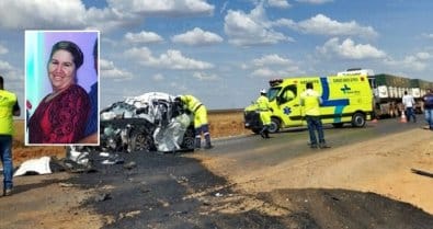 Mulher morre em batida entre Corolla Cross e caminhão em rodovia federal de Mato Grosso