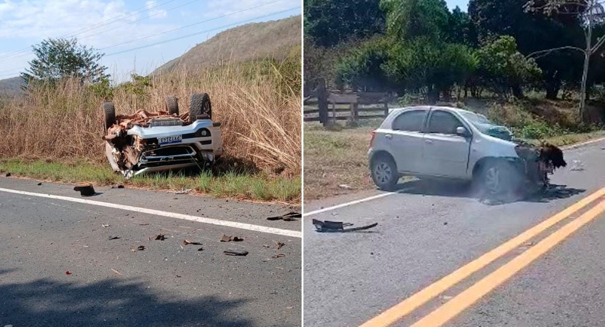 Homem morre e prefeita de Barão fica ferida em acidente em rodovia de Mato Grosso