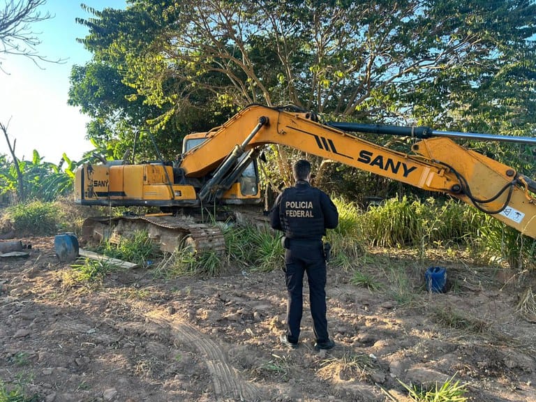 PF e Exército deflagram operação contra a extração ilegal de ouro em Mato Grosso