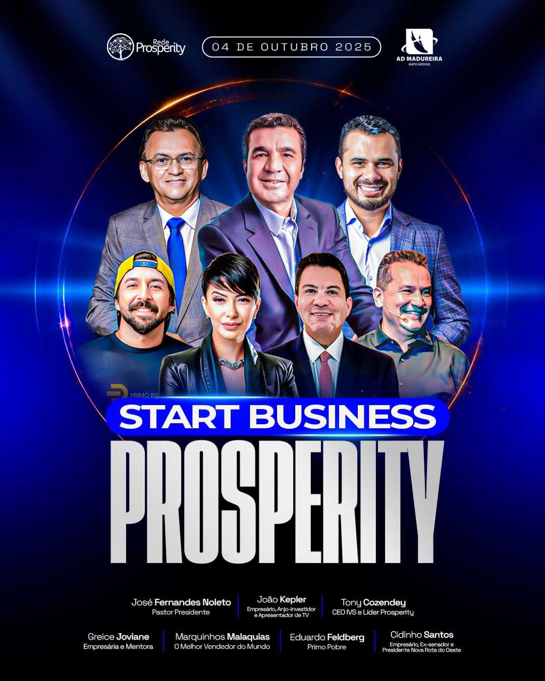 João Kepler, Primo Pobre e o “melhor vendedor do mundo” estarão em Cuiabá para imersão empresarial