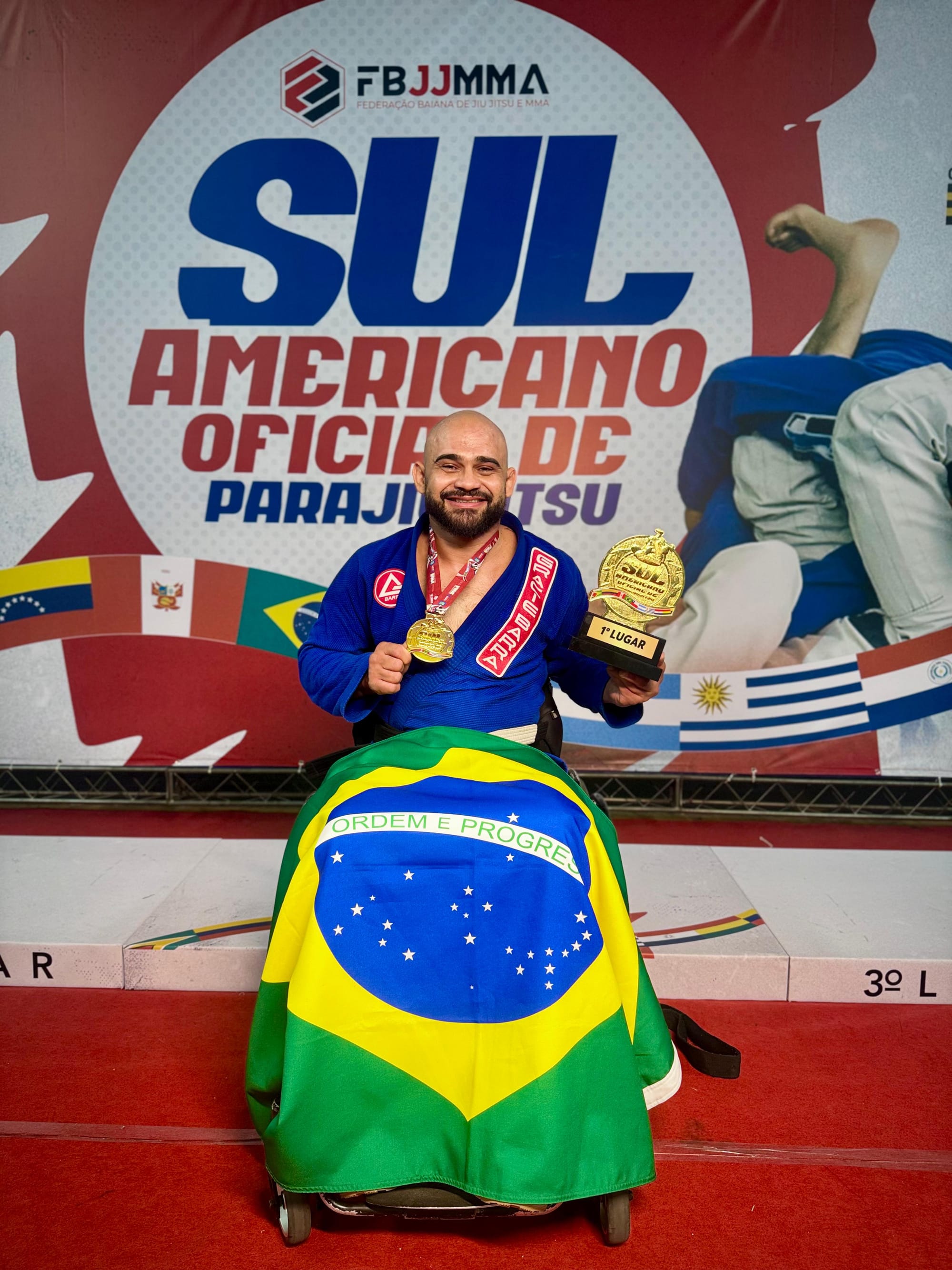 Com destaque para Kaike Angelim, Mato Grosso faz história no Parajiu-Jitsu