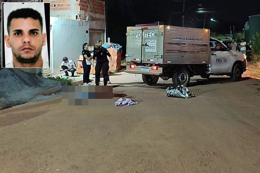 Carro se aproxima e executa homem com doze tiros de pistola em bairro de Cuiabá