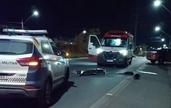 Motociclista morre após perder o controle da moto na Av. das Torres