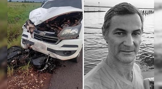 Motociclista perde a vida após colisão frontal com caminhonete