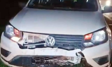 Carro com dois passageiros atinge capivara em rodovia federal de Mato Grosso