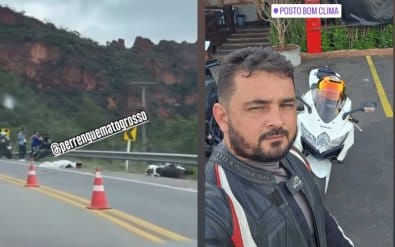 Motociclista perde controle de moto e morre na rodovia Cuiabá–Chapada