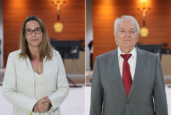 Sérgio Valério e Gabrieli Knaul assumem cargos de desembargadores