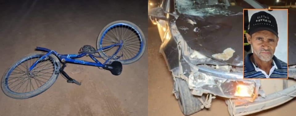 Ciclista perde a vida após ser atropelado por um Corolla em rodovia