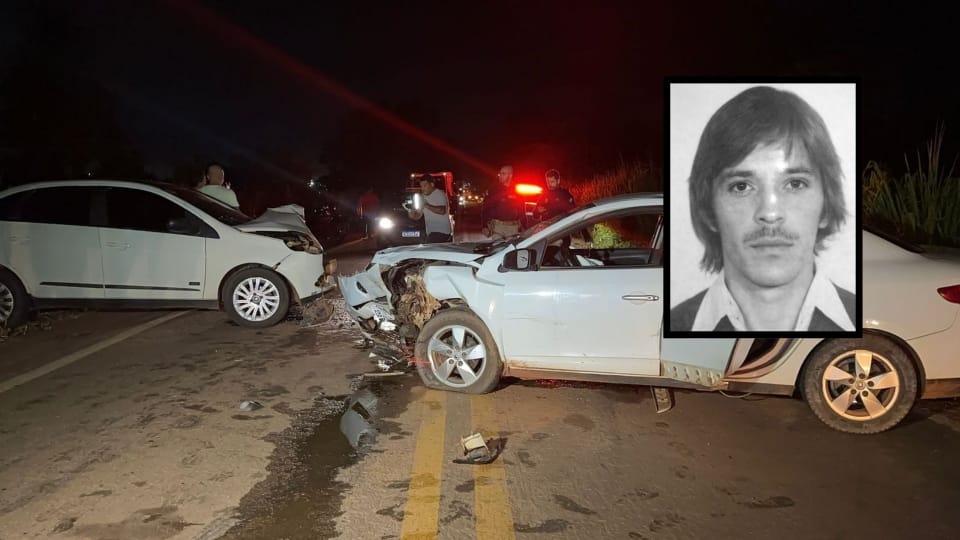 Idoso perde a vida após colisão entre uma Biz e dois carros em rodovia