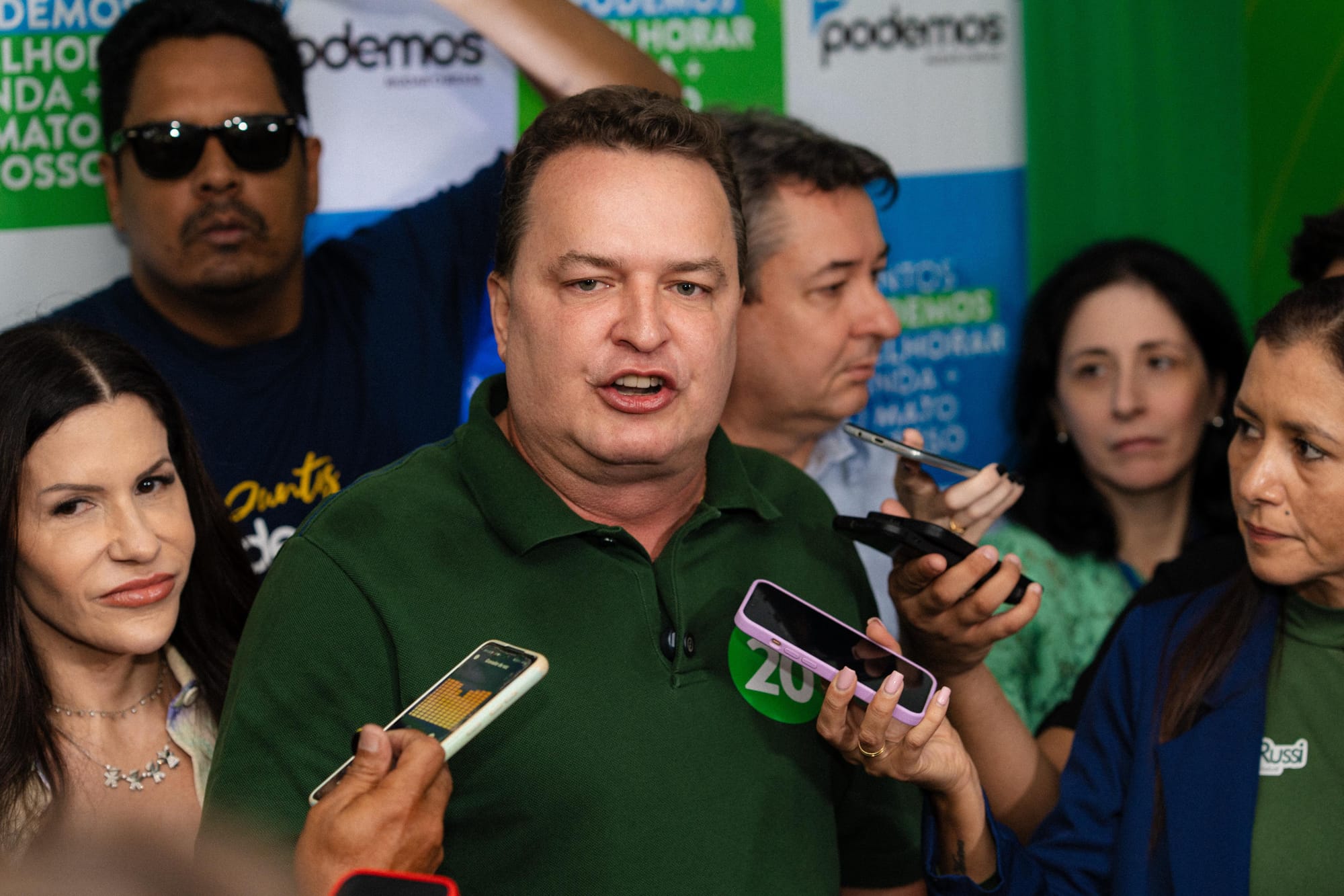 Max Russi agradece lideranças e apoiadores em ato de filiação ao Podemos