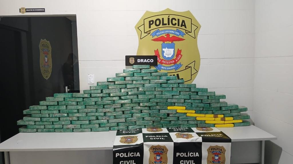 Polícia Civil apreende meia tonelada de drogas na região da fronteira com a Bolívia
