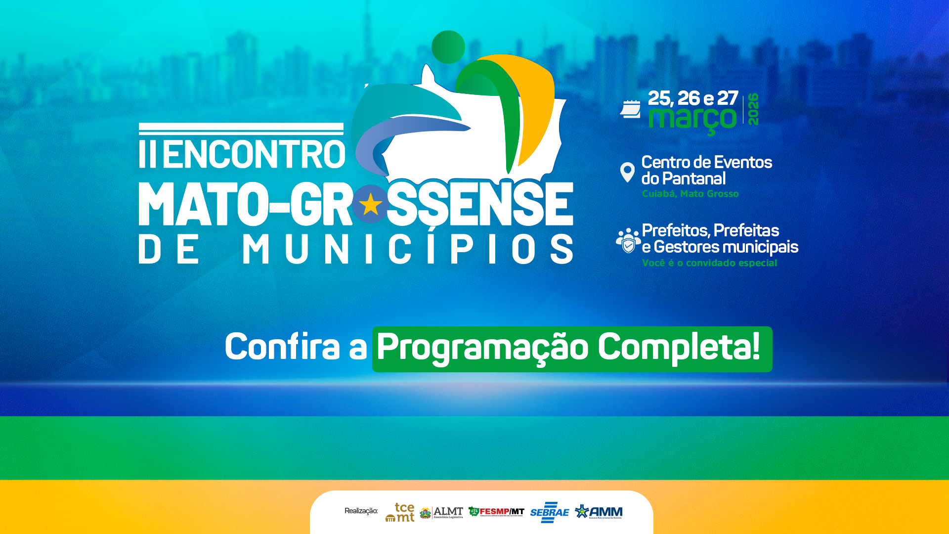 Inscrições para o Encontro de Municípios terminam na próxima terça-feira (24)