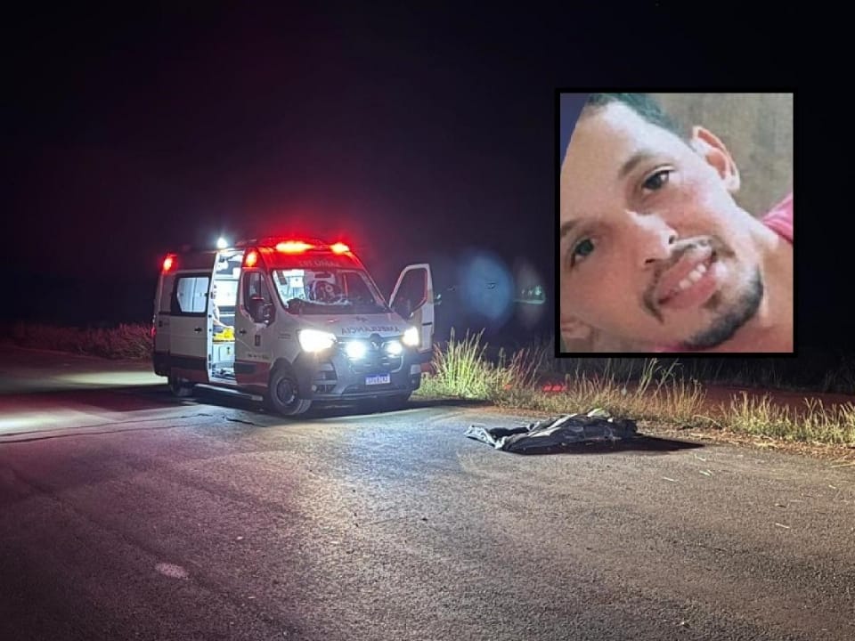 Motociclista morre após colidir com cone de sinalização e sofrer queda em estrada