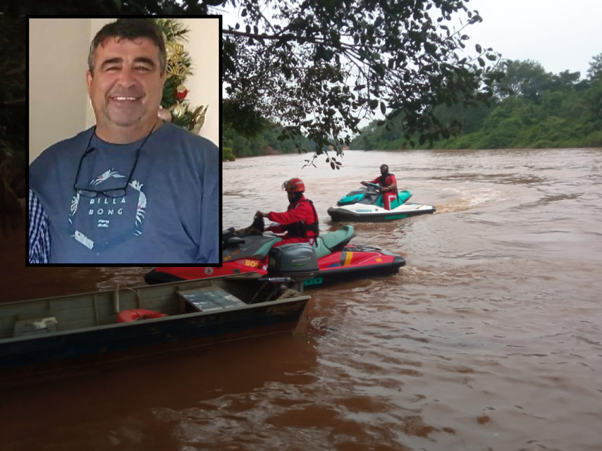 Corpo de pescador é encontrado após 5 dias de buscas por bombeiros