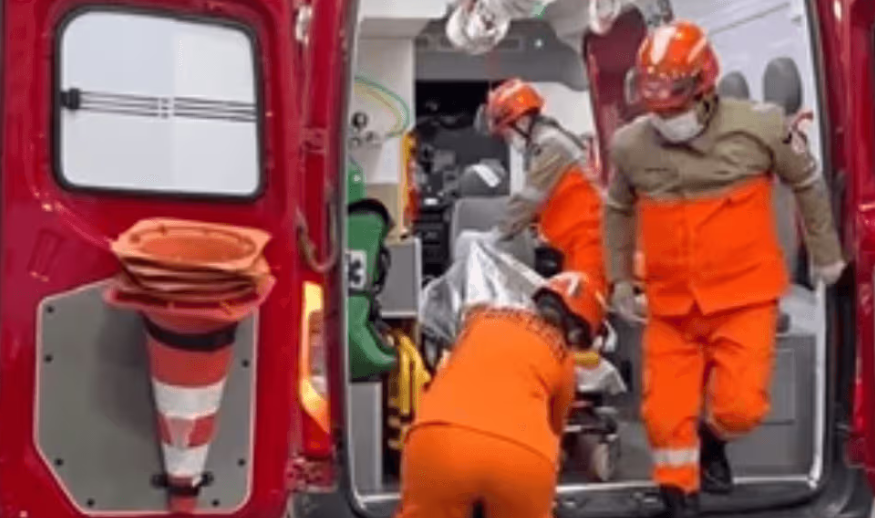 Operário sofre parada cardiorrespiratória após choque elétrico