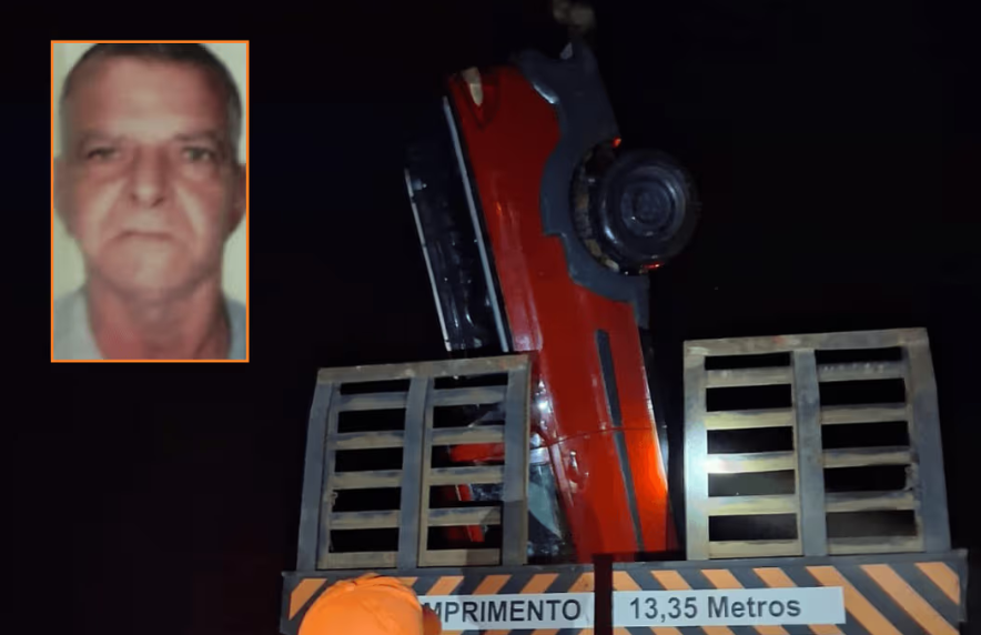 Polícia confirma identidade de motorista que morreu após veículo cair em rio