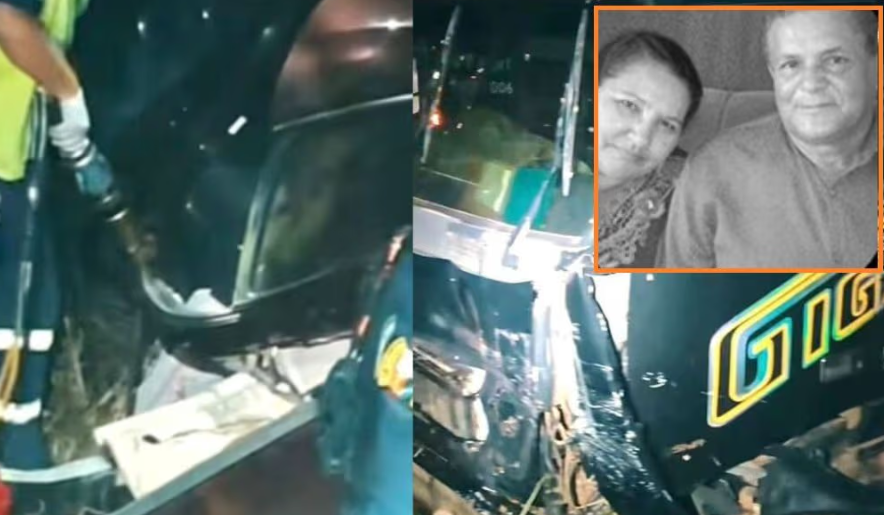 Casal que morreu em colisão entre SUV e caminhão na MT-010 é identificado