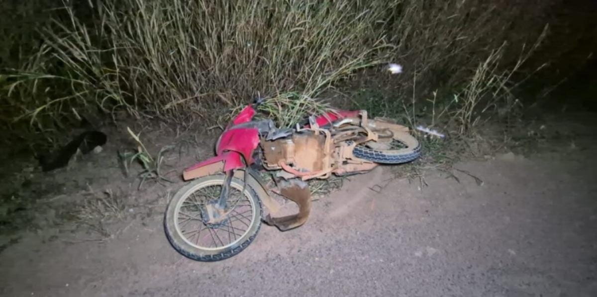 Idoso morre em batida entre carro e moto em cidade do interior de Mato Grosso