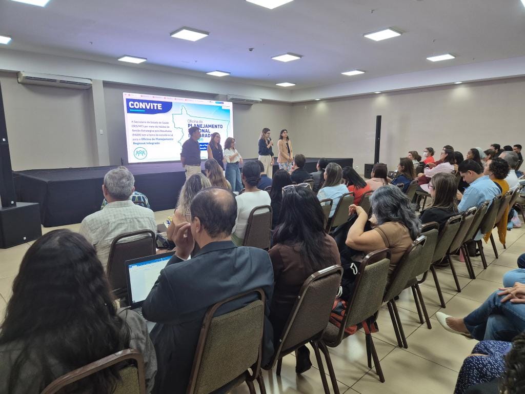 SES reúne gestores para fortalecer o planejamento regional da saúde em MT