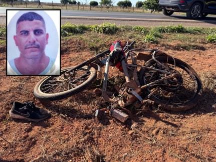 Ciclista morre após ser atropelado por carro na BR-364 em Campo Novo do Parecis