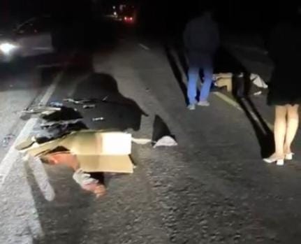 Motociclista e adolescente morrem após caminhão atingir moto na BR-070