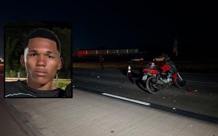 Motociclista de 19 anos morre ao atingir boi em rodovia federal de Mato Grosso