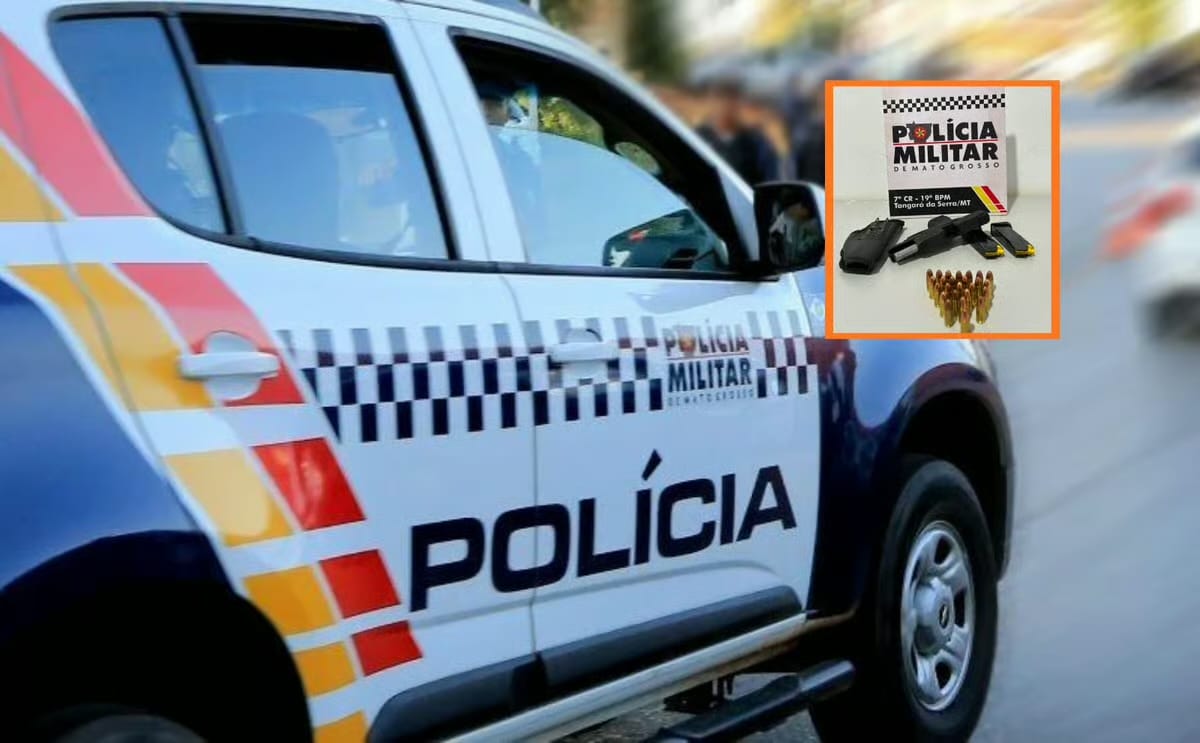 Homem é preso após espancar namorada em avenida central em cidade de Mato Grosso