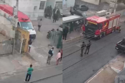 Homem faz namorada refém e ameaça explodir prédio com gás e combustível em Cuiabá