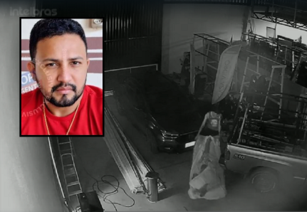Câmera flagra jovem retirando corpo de pintor após homicídio em MT