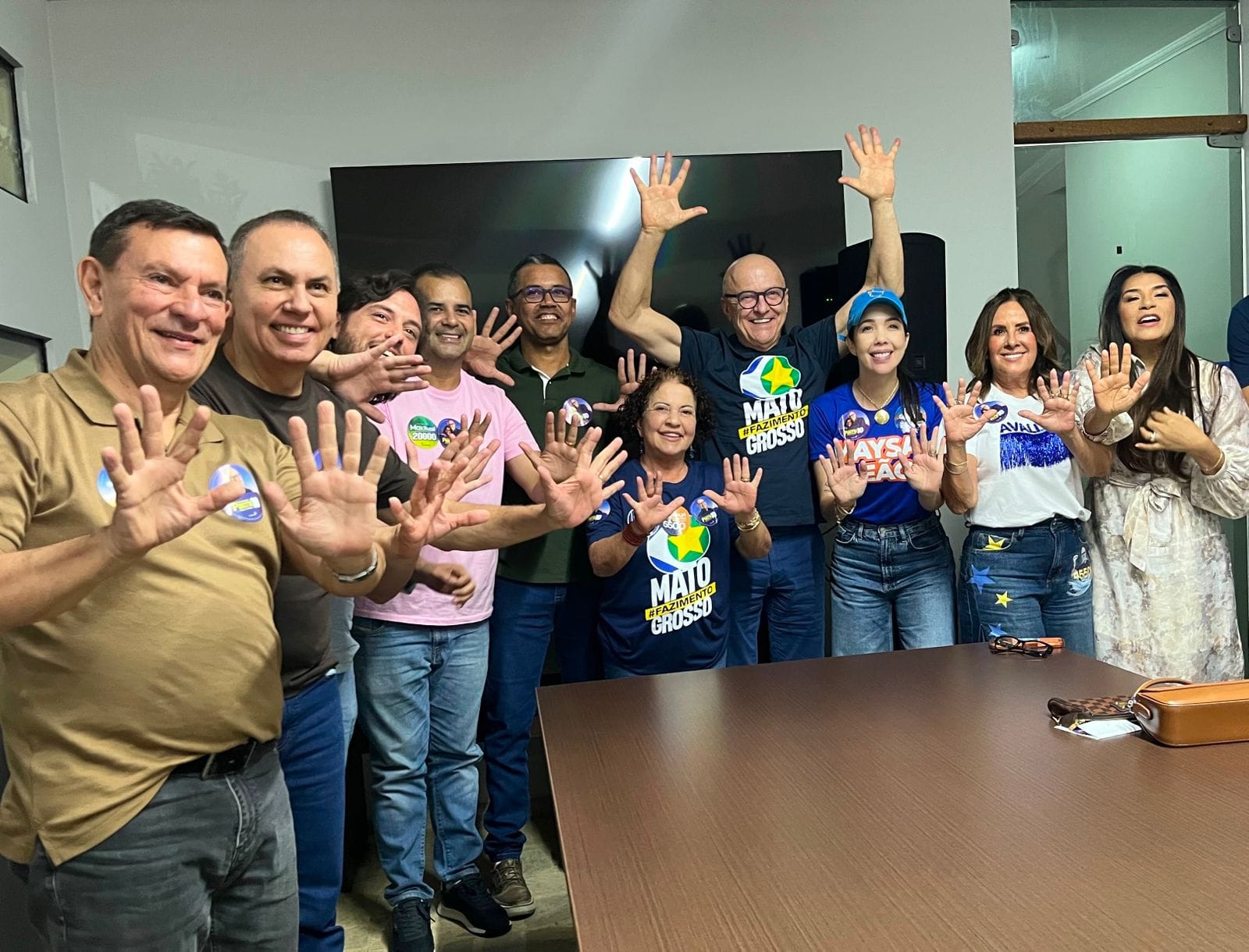 16 vereadores de Cuiabá declaram apoio projeto de reeleição de Otaviano Pivetta