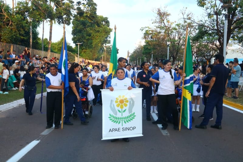 Sinop registra o maior Desfile Cívico da história da cidade neste Festeja Sinop 2026
