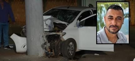 Homem morre após colidir veículo contra poste em cidade do interior de Mato Grosso