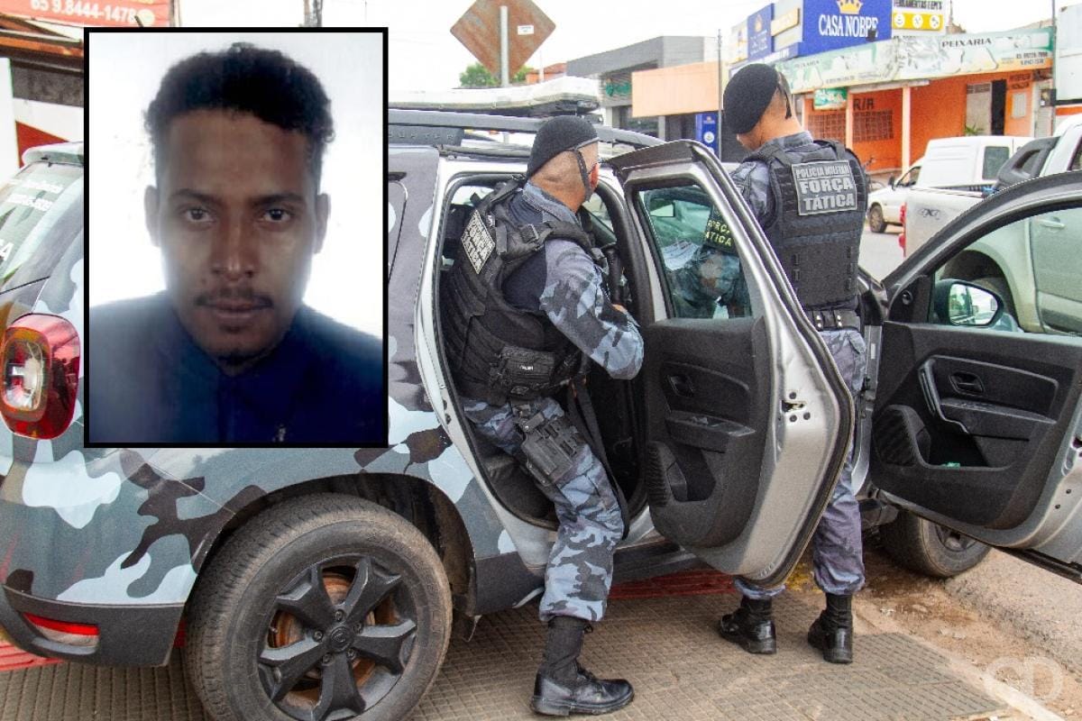 Homem mata esposa, atira no filho e morre durante confronto com a PM em cidade de MT