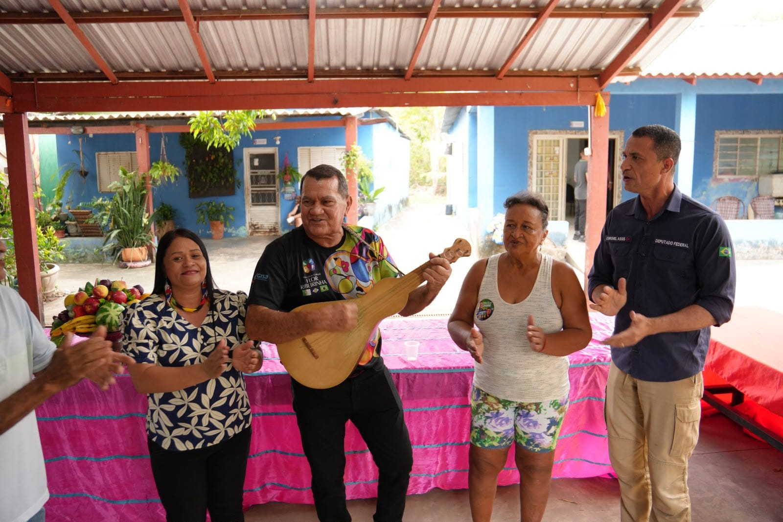 Assis recebe apoio de grupos de siriri e cururu e reforça compromisso com a cultura