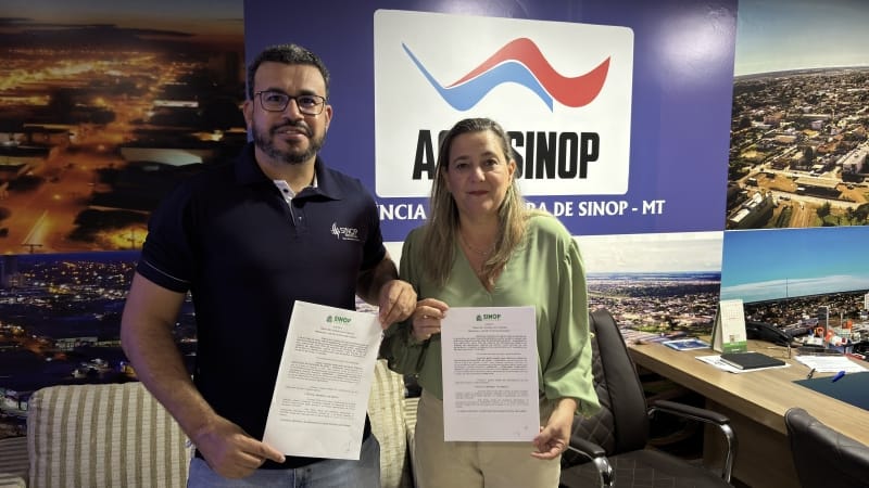 Ager Sinop assina ordem de serviço para construção dos primeiros pontos de ônibus