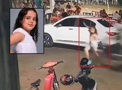 Menina de 9 anos morre após ser atropelada por motocicleta em cidade de Mato Grosso