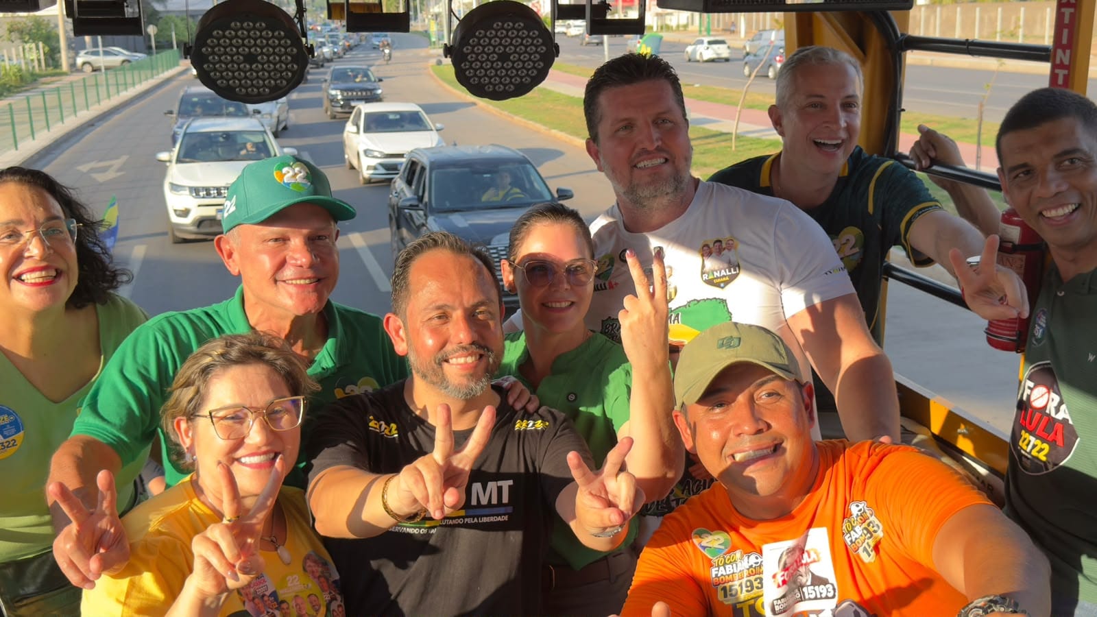 Faissal fecha campanha com grande carreata e cúpula do PL unida