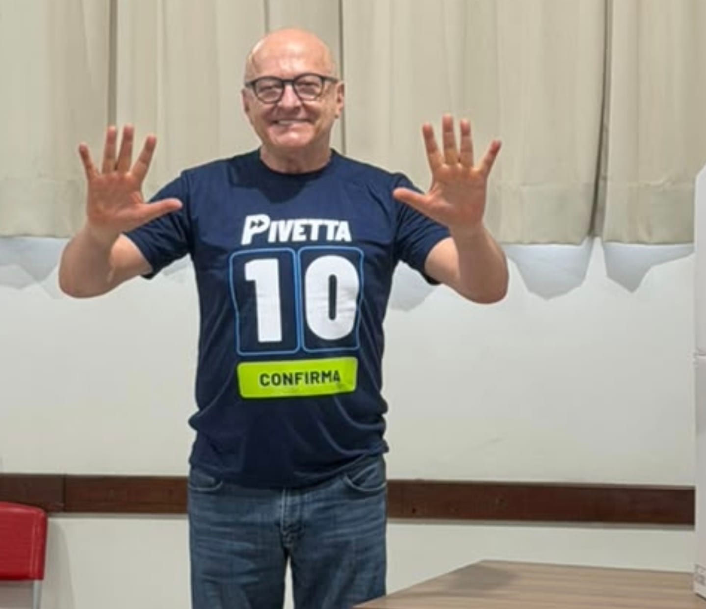 Pivetta crê em vitória no 1º turno: “Se for hoje, amanhã já vamos trabalhar”