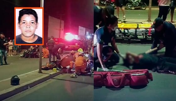 Motociclista atravessa canteiro antes de acidente; jovem de 20 anos morre em MT