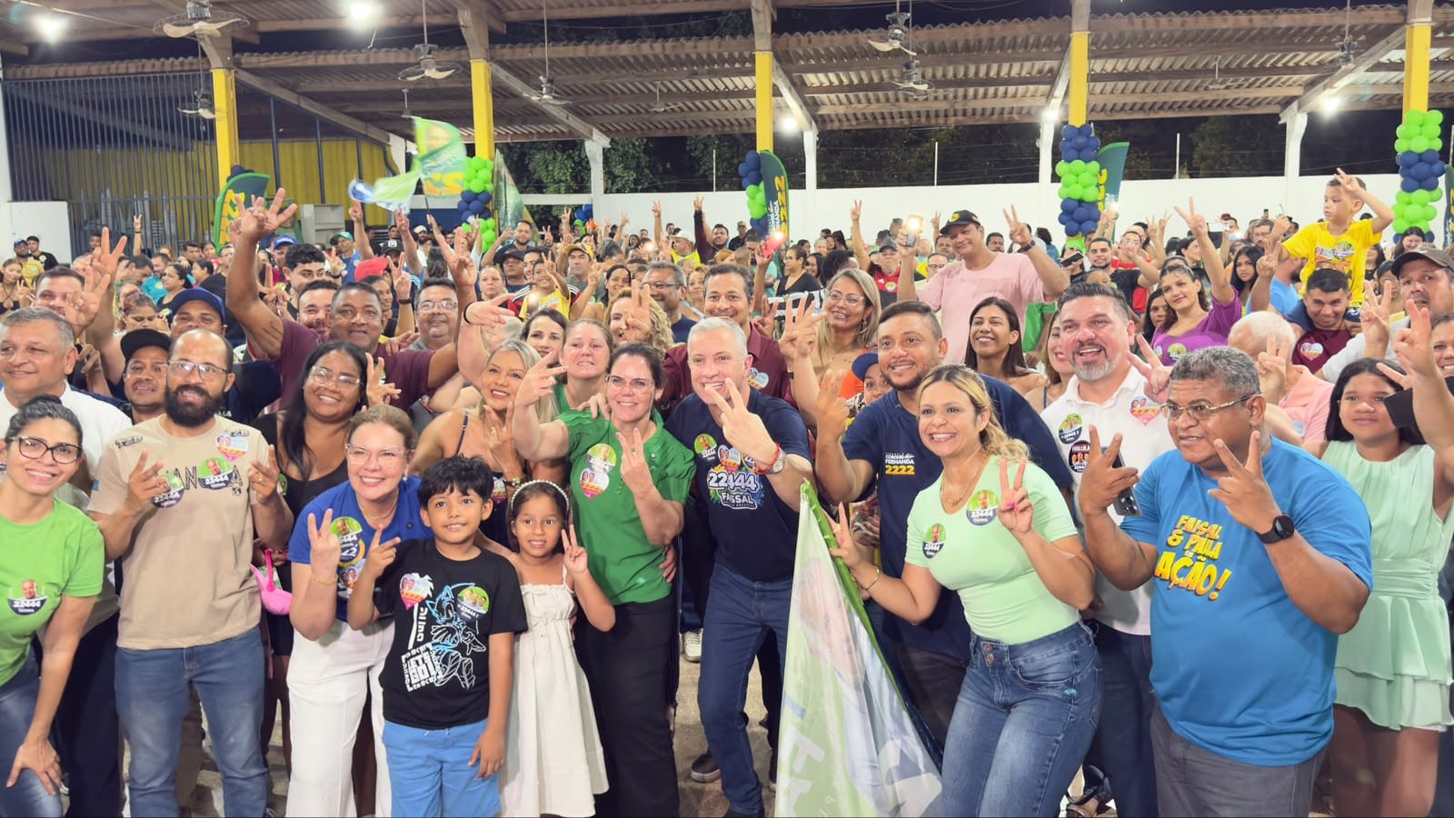 Faissal arrasta multidão em mega reunião com mais de 2 mil pessoas em Cuiabá