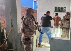 Vídeo mostra prisão de homem que matou sogro, concunhado e ainda tentou assassinar ex em VG