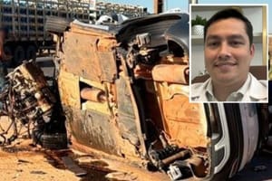 Médico morre na hora em colisão com caminhão na BR-163; namorada sobrevive