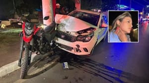 PM provoca acidente e agride repórter do Cadeia Neles durante cobertura em Cuiabá