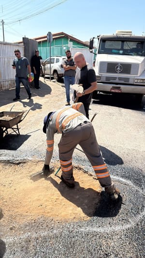 Em sete meses, Prefeitura de Cuiabá tapa mais de 63 mil buracos em 72 bairros