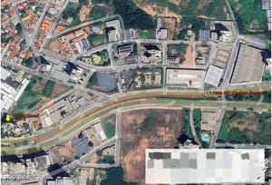 Avenida do CPA vai operar com faixa mais estreita a partir desta segunda-feira