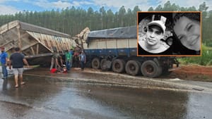 Pai e filha mortos em acidente são identificados como vítimas de acidente na BR-163