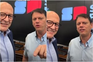 Governador de SP manifesta apoio a Pivetta e elogia gestão: “MT bem administrado”