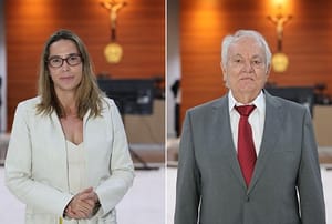 Sérgio Valério e Gabrieli Knaul assumem cargos de desembargadores