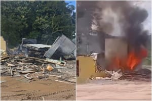 Motorista de 60 anos morre carbonizado após carreta bater em borracharia